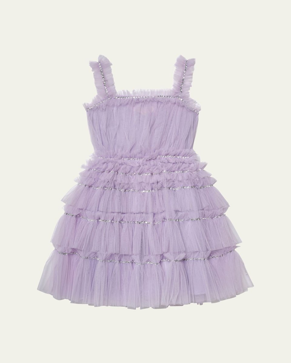 Girl's Lola Tulle Dress, Size 3T-11